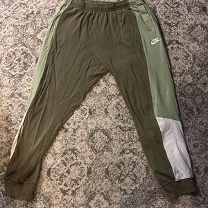 Green Nike Sweatpants